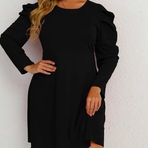 Black A line Dress